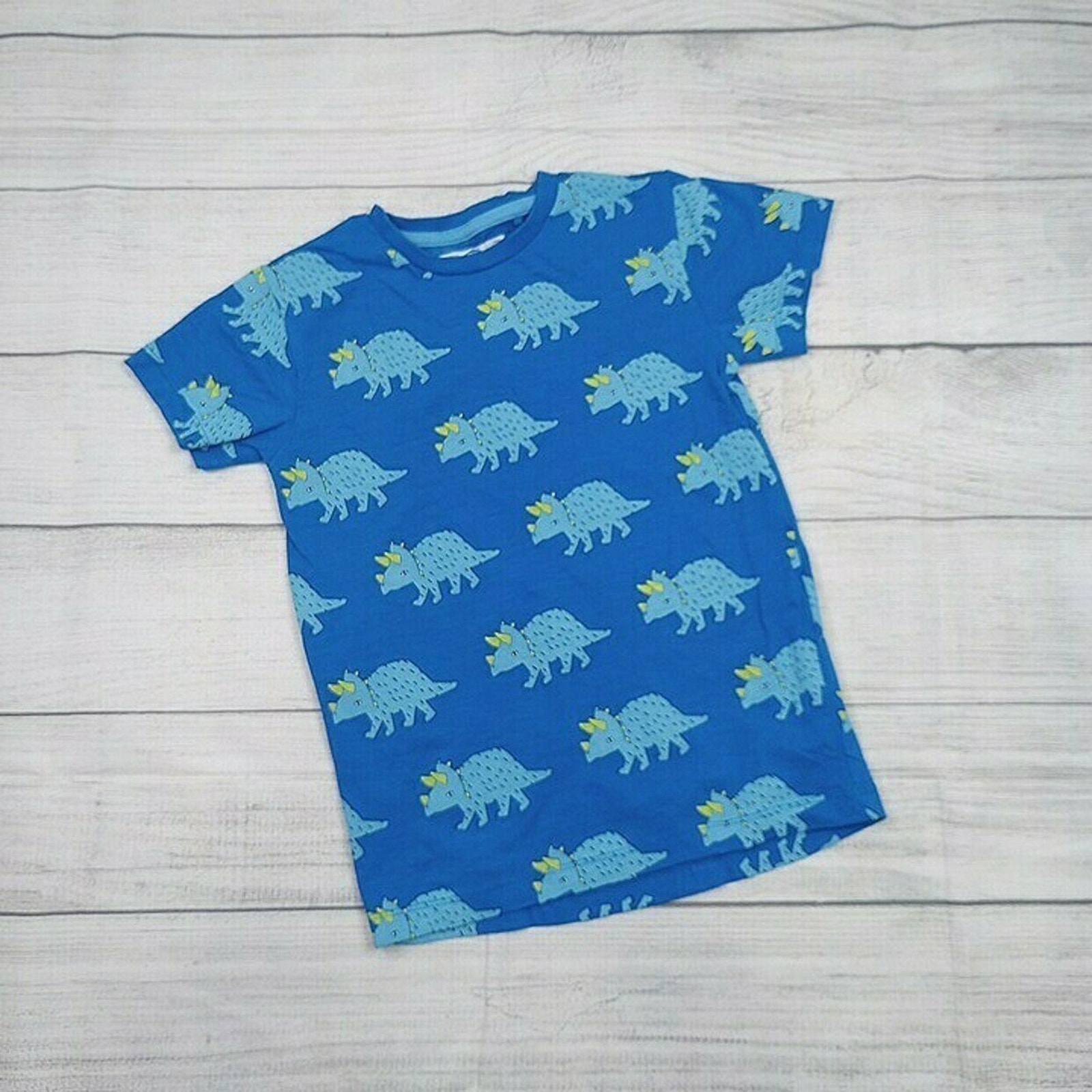 5/6 Next Blue Triceratops Graphic Tee